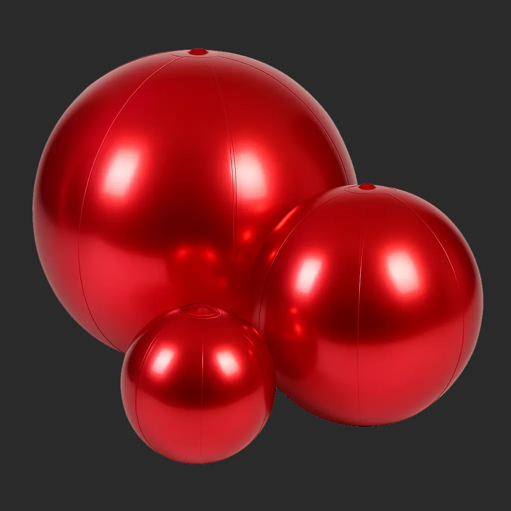 Giant inflatable balls used as fun event add-ons for outdoor decor