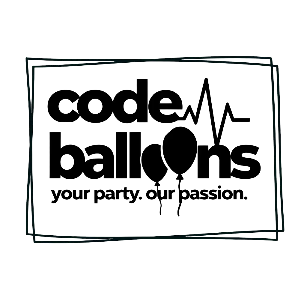 Balloon décor setup with marquee letters in Nashville TN event