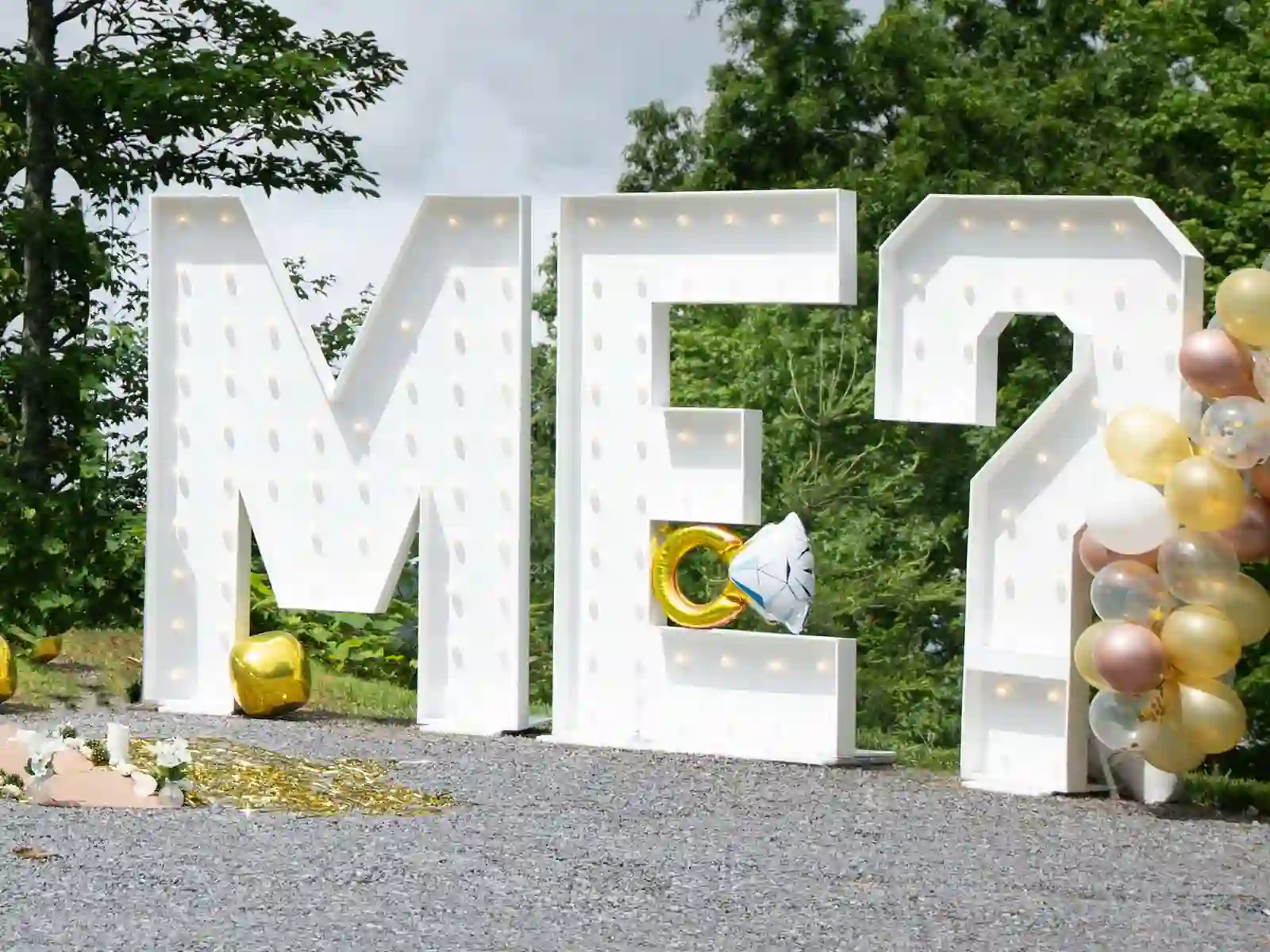 7-Foot ME Marry Me Marquee Letters in Nashville TN